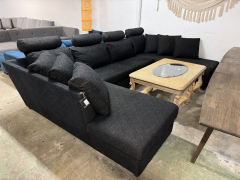 Dubbeldivansoffa + 4st nackst.